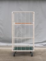 【販売終了】【アウトレット品】カゴ台車　コンビテナー　LRC60-PI(OL)　W850×D650×H1700