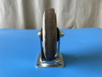 【中古】カゴ台車用キャスター　自在モデル　ストッパー無し　φ150グレーゴム