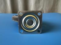 【中古】カゴ台車用キャスター　自在モデル　ストッパー無し　φ150グレーゴム