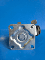 【販売終了】【中古】カゴ台車用タフキャスター　自在モデル　ストッパー付き　φ150黒ゴム