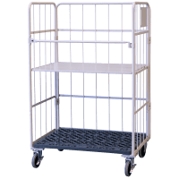 【新品】俺の中間棚　ベージュ　W1100×D800用　スチール製