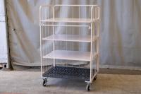 【新品】俺の中間棚　ベージュ　W1100×D800用　スチール製