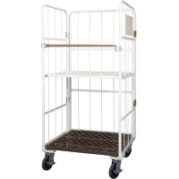 【お買い得品】【新品】俺の中間棚　アイボリー　W850×D650用　スチール製