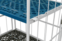 【販売終了】【新品】俺の中間棚　樹脂製　W1100×D800用　ブルー