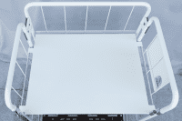 【新品】天使の中間棚　アイボリー　W850×D650用　スチール製