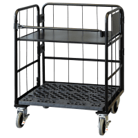 【新品】中間棚Light　ブラック　W850×D650用　アルミ製