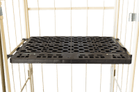 【新品】俺の中間棚　ブラック　W850×D650用　樹脂製