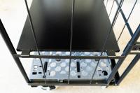 【新品】 俺の中間棚 ブラック W850×D650用 スチール製