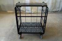 【新品】中間棚Light　ハーフ　ブラック　W850×D650用　アルミ製