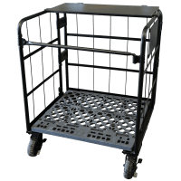 【新品】中間棚Light　ハーフ　ブラック　W850×D650用　アルミ製