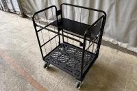 【新品】中間棚Light　ハーフ　ブラック　W850×D650用　アルミ製