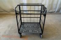 【新品】中間棚Light　ハーフ　ブラック　W850×D650用　アルミ製