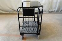 【新品】中間棚Light　ハーフ　ブラック　W850×D650用　アルミ製