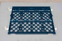 【販売終了】【中古】俺の中間棚　樹脂製　W850×D650用　ブルー【限定2枚！】