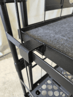 【中古】 プレミアムシェルフLight　W850×D650用　アルミ製