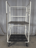 【中古】俺の中間棚　ダークグレー　W850×D650用　樹脂製