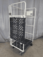 【中古】俺の中間棚　ダークグレー　W850×D650用　樹脂製