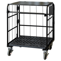 【お買い得品】【アウトレット】中間棚Light　ブラック　W850×D650用　アルミ製