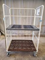 【中古】カゴ台車用中間棚　樹脂製　W1100×D800用