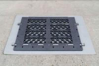 【販売終了】【中古】カゴ台車用中間棚　樹脂製　W1100×D800用【限定1枚！】