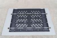 【販売終了】【中古】カゴ台車用中間棚　樹脂製　W1100×D800用【限定1枚！】