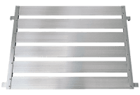 【新品】カゴ台車用中間棚　アルミ製　LRC55・LRC21-R55用（W850×D600用）