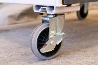 【新品】俺のカゴ台車 ベージュ＋中間棚 スチール製セット（台車＋中間棚） W1100×D800×H1700