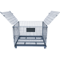 【販売終了】【新品】セキュリティメッシュパレット　W1200×D1000×H900　ピッチ50x50mm【五常オリジナル・蓋付き・防犯用】