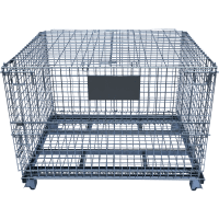 【販売終了】【新品】セキュリティメッシュパレット　W1200×D1000×H900　ピッチ50x50mm【五常オリジナル・蓋付き・防犯用】