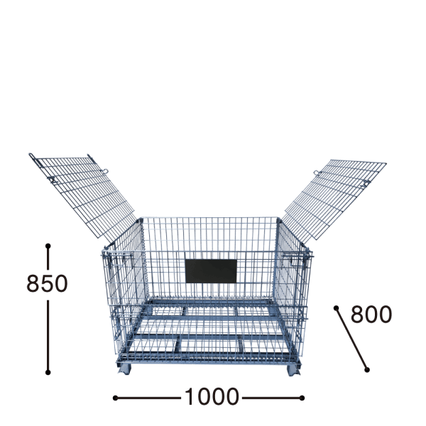 新品】セキュリティメッシュパレット W1000×D800×H850 ピッチ50×100