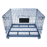 【新品】セキュリティメッシュパレット　W1000×D800×H850　ピッチ50×100【五常オリジナル・蓋付き・防犯用】