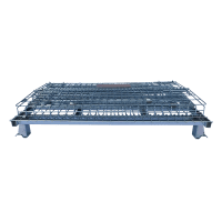 【新品】セキュリティメッシュパレット　W1000×D800×H850　ピッチ50×100【五常オリジナル・蓋付き・防犯用】