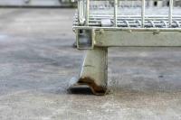 【販売終了】【中古】メッシュパレット　W1000×D800×H850　ピッチ50×100【レンタル使用品】