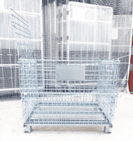 【販売終了】【アウトレット】セキュリティメッシュパレット　W1200×D1000×H900　ピッチ50x50mm【五常オリジナル・蓋付き・防犯用】