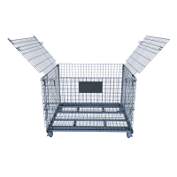 【販売終了】【アウトレット】セキュリティメッシュパレット　W1000×D800×H850　ピッチ50x50mm【五常オリジナル・蓋付き・防犯用】