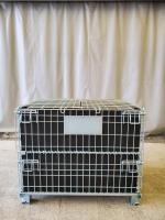 【販売終了】【アウトレット品】セキュリティメッシュパレット　W1200×D1000×H900　ピッチ50×100　プラダン付き【五常オリジナル・蓋付き・防犯用】【数量限定】