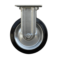 【新品】メッシュパレット用キャスター　固定モデル　ストッパー無し　φ150鉄製ホイール