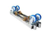 【新品】単管パイプ組立台車「TWIN1200」 1セット（2フレーム）