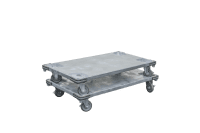 【販売終了】【美品中古】1台2役！併用スチール台車