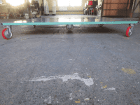 【オーダーメイド製品】スチール製平台車　W1800×D2500×H300