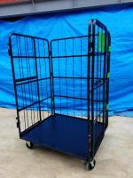 【オーダーメイド製品】観音扉付き特注カラー台車　W1100×D1100×H1700