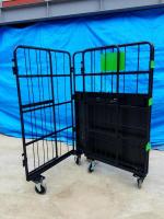 【オーダーメイド製品】観音扉付き特注カラー台車　W1100×D1100×H1700