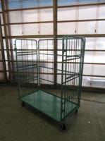 【オーダーメイド製品】特寸観音扉付きカゴ台車　W1320×D710×H1650