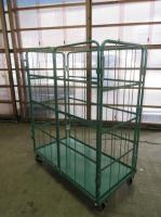 【オーダーメイド製品】特寸観音扉付きカゴ台車　W1320×D710×H1650