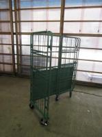 【オーダーメイド製品】特寸観音扉付きカゴ台車　W1320×D710×H1650