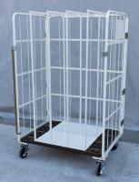 【オーダーメイド製品】カゴ台車用仕切りパイプ　W648×D750×H1450