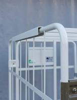 【オーダーメイド製品】カゴ台車用仕切りパイプ　W648×D750×H1450