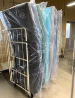 【オーダーメイド製品】カゴ台車用仕切りパイプ　W648×D750×H1450