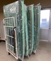 【オーダーメイド製品】カゴ台車用仕切りパイプ　W648×D750×H1450