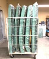 【オーダーメイド製品】カゴ台車用仕切りパイプ　W648×D750×H1450